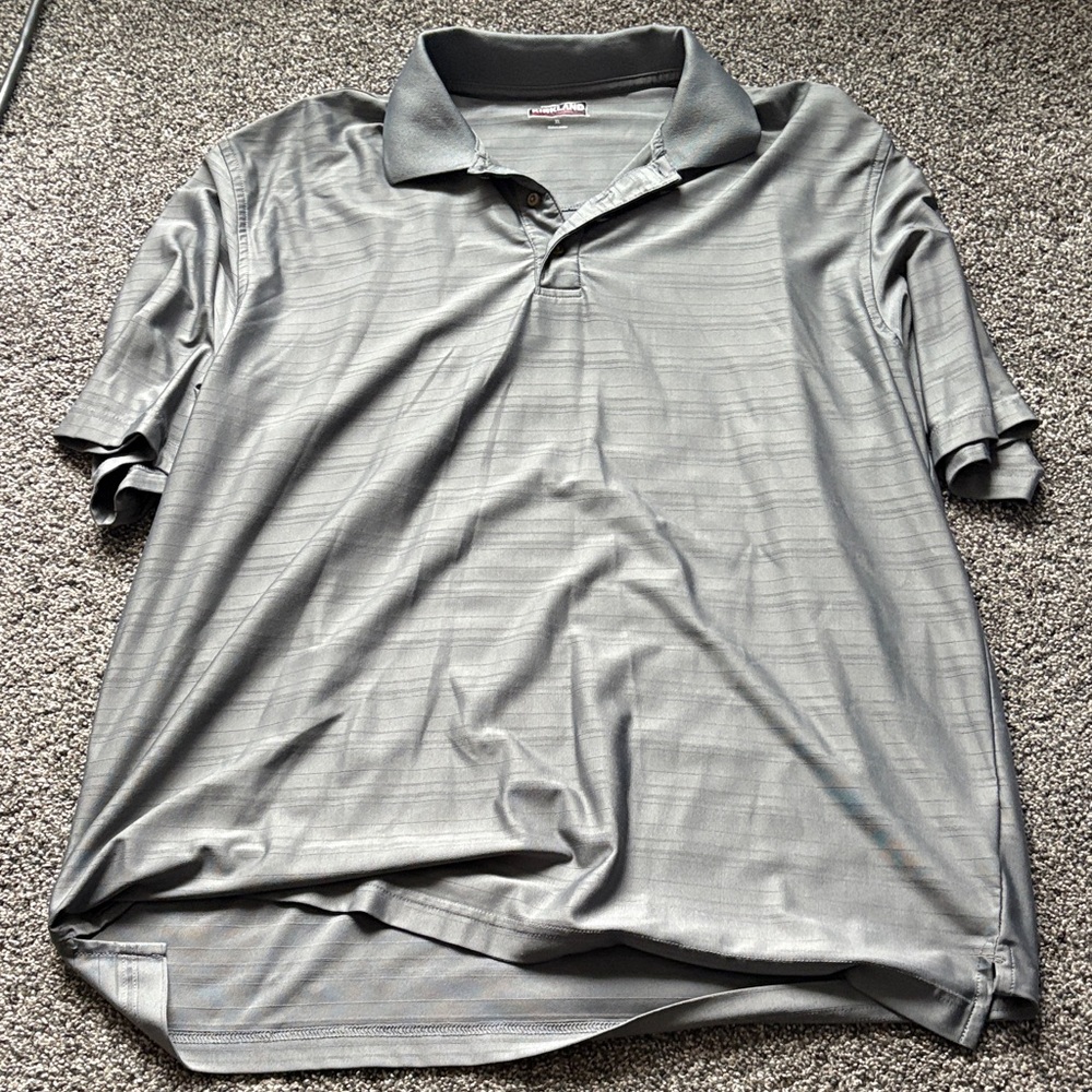 Kirkland Signature Men's Polo Shirt in Gray